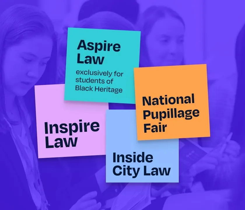 Picture of targetjobs law events: National Pupillage Fair, Inside City Law, Inspire Law and Aspire Law